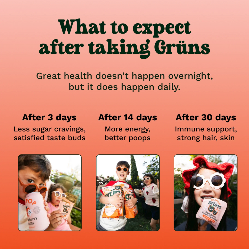 Grüns Kids OLIPOP® - A Simple Way to Add Greens